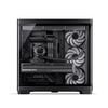 Vỏ máy tính JONSBO TK-4 WOOD (Mid Tower/ ATX/ Đen vân gỗ)