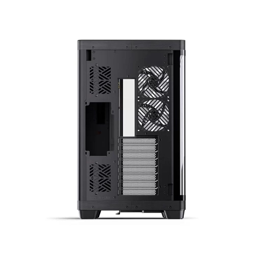 Vỏ máy tính JONSBO TK-4 WOOD (Mid Tower/ ATX/ Đen vân gỗ)