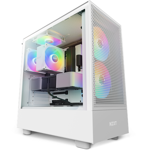 Vỏ máy tính NZXT H5 Flow White RGB (C-H51FW-R1)
