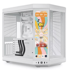  Vỏ case Hyte Y70 Touch Infinity Snow White – Dual Chamber ATX 
