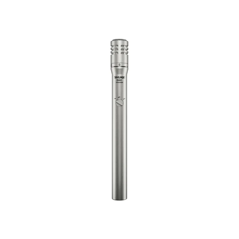 Micro Shure SM81-LC-X, hướng thu cardioid, tần số 20Hz - 20kHz, công tắc Low Cut, pad suy hao -10dB, chống nhiễu RF, nguồn phantom 11 - 52V, kết nối XLR 3 chân
