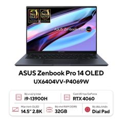  Laptop Asus Zenbook Pro 14 OLED UX6404VV - P4069W (32GB/1TB) 