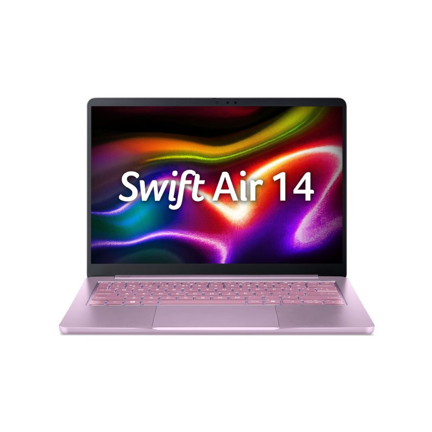 Laptop Acer Swift Air 14 SFA14-I31-55NR (NX.W4JSV.001) (Core 5 320/12GB RAM D5X/512GB SSD/14.0WUXGA 120Hz/Win11/Hồng)