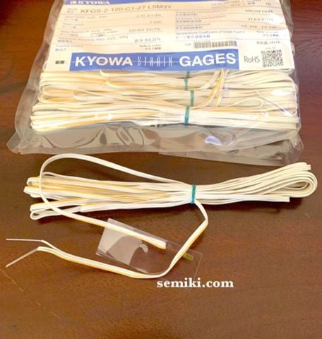 KYOWA Strain gages KFGS-2-120-C1-27 L5M3Y cảm biến đo ứng suất (120Ω)