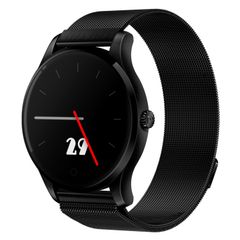  K88 Black Steel – Đồng hồ thông minh 1,22 inch, Bluetooth, IP54, Theo dõi nhịp tim 