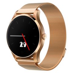  K88 Gold Steel – Đồng hồ thông minh 1,22 inch, Bluetooth, IP54, Theo dõi nhịp tim 