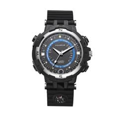  Foxwear FOX8 Black & Blue – Đồng hồ thông minh Camera WiFi, La bàn, Chống nước 