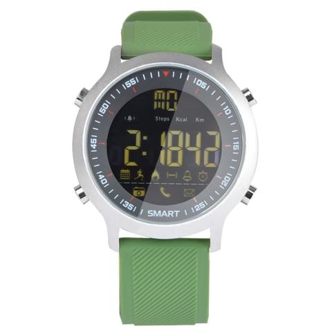 EX18 FSTN Green – Đồng hồ thể thao thông minh, màn hình phát sáng, Bluetooth