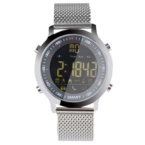 EX18 FSTN Black – Đồng hồ thể thao thông minh, màn hình phát sáng, Bluetooth