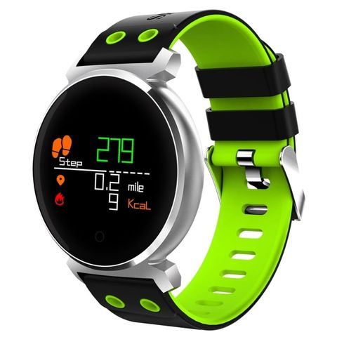 Màn hình 3D K2 Green - 0.95 inch, IP68, theo dõi nhịp tim, huyết áp, giấc ngủ