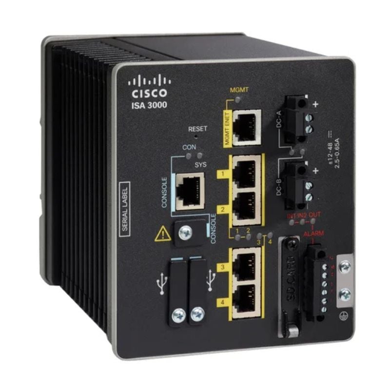 Firewall Cisco ISA-3000-4C-K9, Cisco Industrial Firewall ISA3000 4xRJ45, ASA