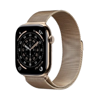 (watch) Apple S11 42 Gold Ti Gold Ml Cel-soa/vàng(gold)