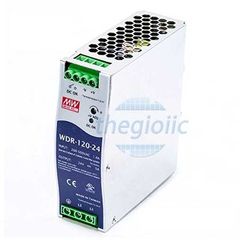  WDR-120-24 Nguồn Mean Well Gắn Ray 24V 5A 