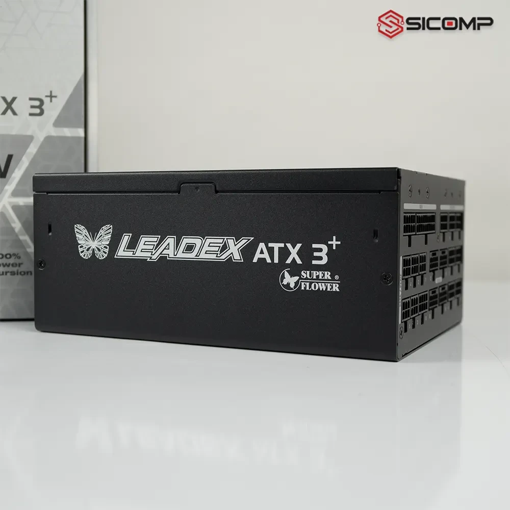Ảnh minh họa NGUỒN MÁY TÍNH SUPER FLOWER LEADEX TITANIUM 2800W BLACK CYBENETICS TITANIUM, ATX 3.1, PCIe 5.1 2