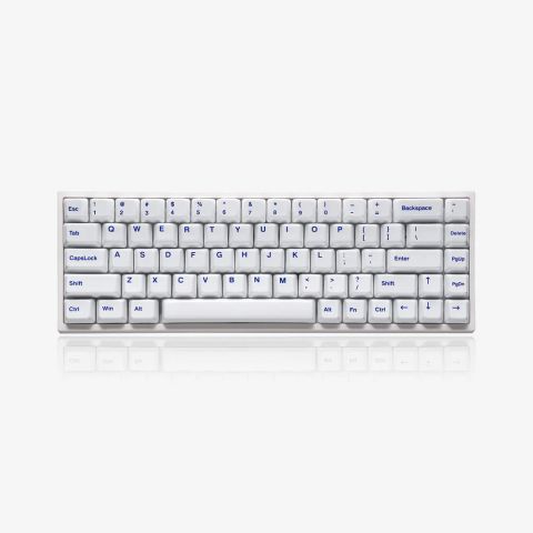Keycap Ceramic Set V2 White/Indigo – Keycap gốm phối trắng chàm sang trọng