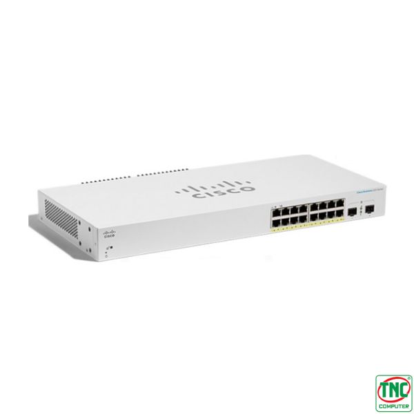 Ảnh minh họa Switch Cisco Smart Managed CBS220-16T-2G (18 port/ 10/100/1000 Mbps/ SFP) 1