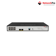  Switch H3C US300-8G2F-HP – 10 Cổng Web Managed, 125W Fanless 