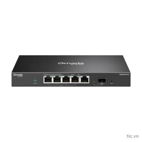 Switch PoE Omada 5 cổng 2.5G PoE++ TP-Link ES206XPP-M2 + SFP+ 10G