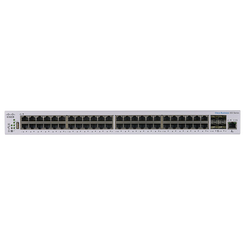 Ảnh minh họa SwitchCisco CBS350-48T-4X-EU, Bộ chuyển mạch 48 cổng 1G, 4 cổng SFP+ 10G 1