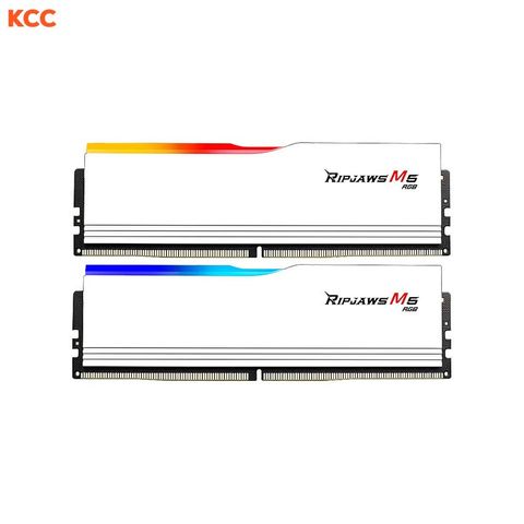 Ram Desktop Gskill Ripjaws M5 RGB 32GB CL36 DDR5 6000Mhz White
