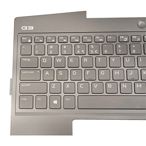 Ảnh minh họa Thay Vỏ Laptop Dell G3 15 3590 Series 0NG7 0P0NG7 00JP6X 0JP6X Laptop Palmrest Case White Font Keyboard Replacement for Zin 3