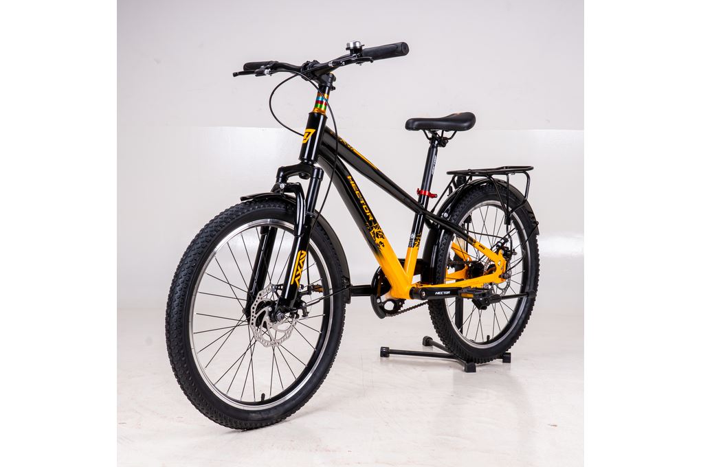 Ảnh minh họa Xe Đạp Địa Hình HECTOR ARES 3B 22 INCH Đen Cam 2