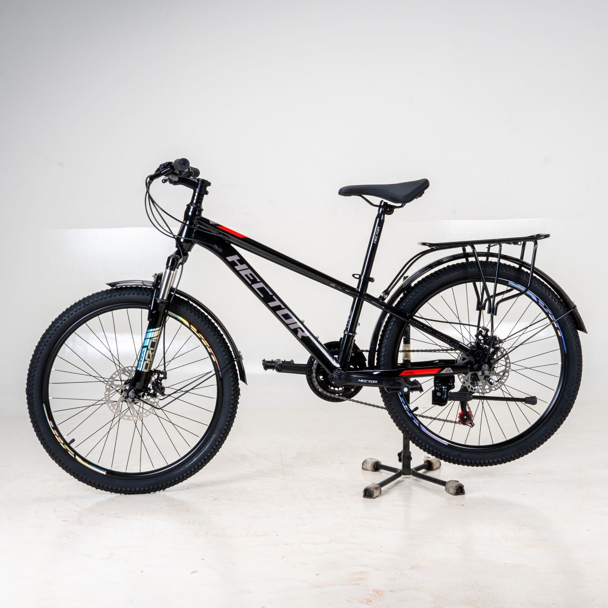 Ảnh minh họa Xe Đạp Địa Hình HECTOR RIDER 1B 24 INCH Đen 1