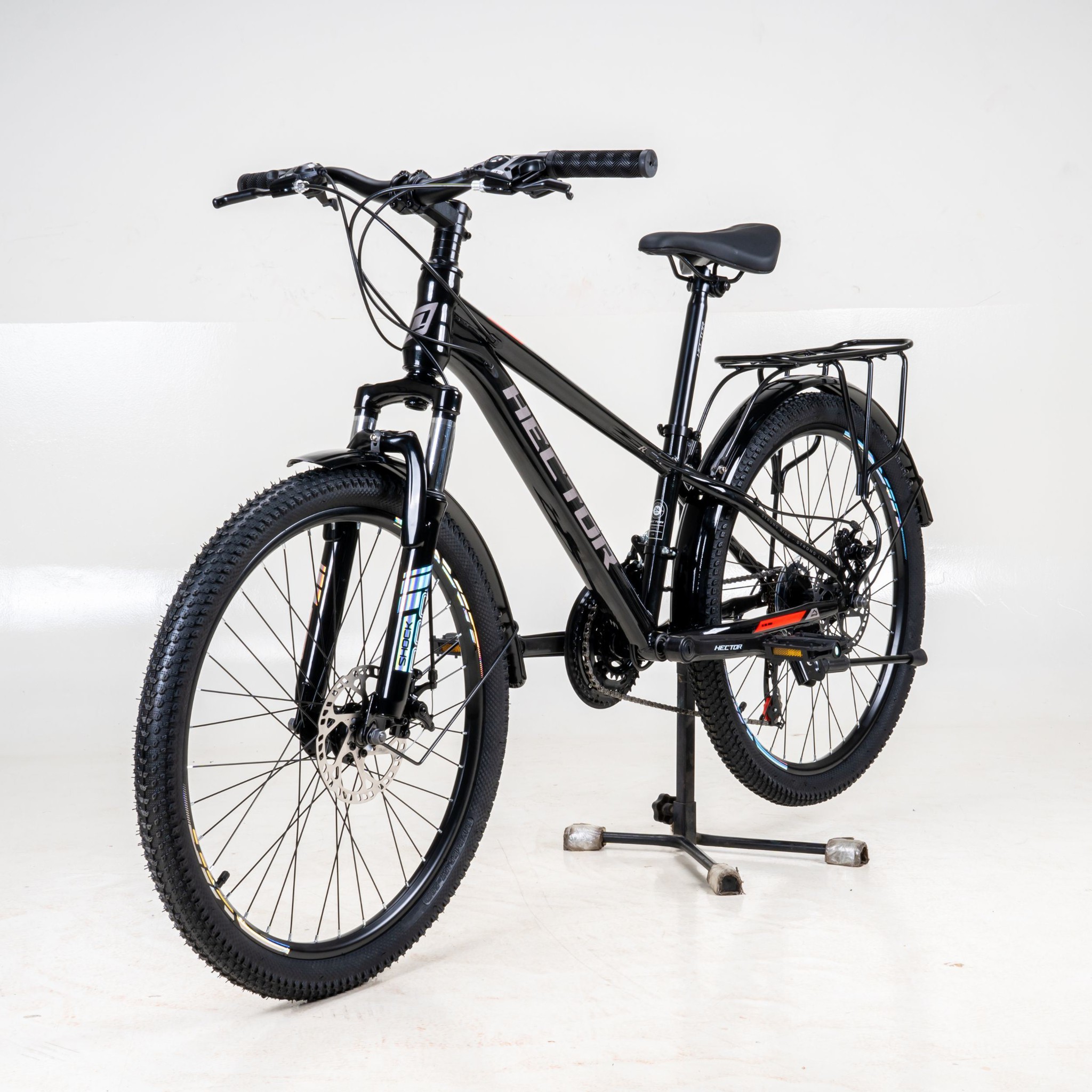 Ảnh minh họa Xe Đạp Địa Hình HECTOR RIDER 1B 24 INCH Đen 2