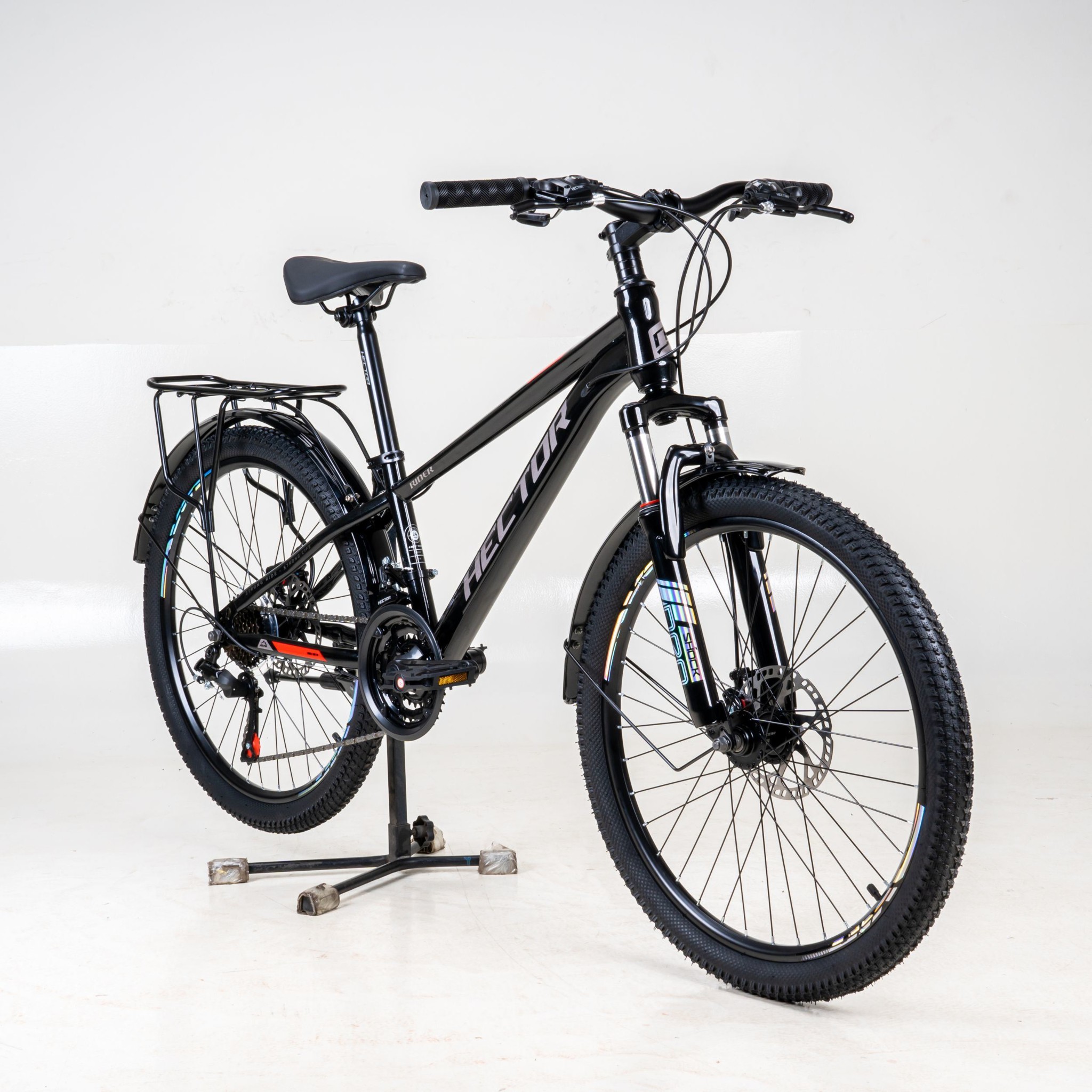 Ảnh minh họa Xe Đạp Địa Hình HECTOR RIDER 1B 24 INCH Đen 3