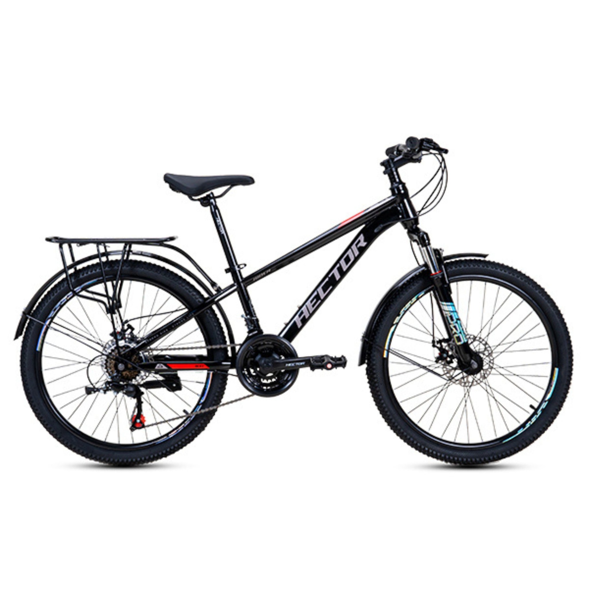 Xe Đạp Địa Hình HECTOR RIDER 1B 24 INCH Đen