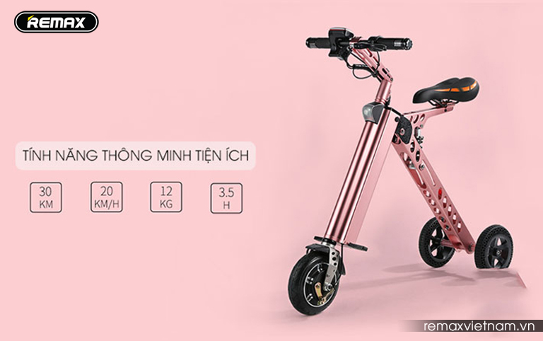 Ảnh minh họa Xe đạp điện gấp gọn đa năng Remax RT - EB01 2