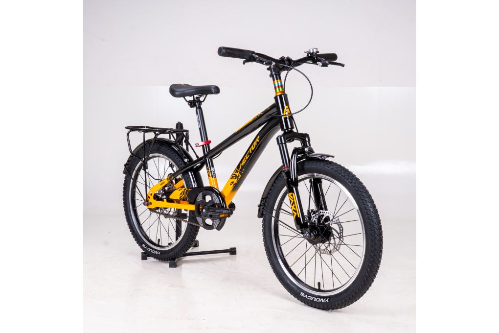 Ảnh minh họa Xe đạp trẻ em nam Hector Ares 2B 20 inch Đen Cam 1