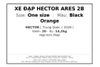 Xe đạp trẻ em nam Hector Ares 2B 20 inch Đen Cam