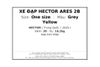 Xe đạp trẻ em nam Hector Ares 2B 20 inch Xám Vàng
