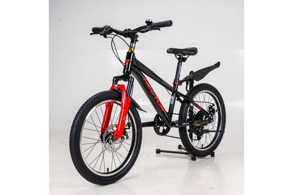 Ảnh minh họa Xe Đạp Trẻ Em Nam HECTOR RAFA 2 20 INCH Đen Đỏ 1