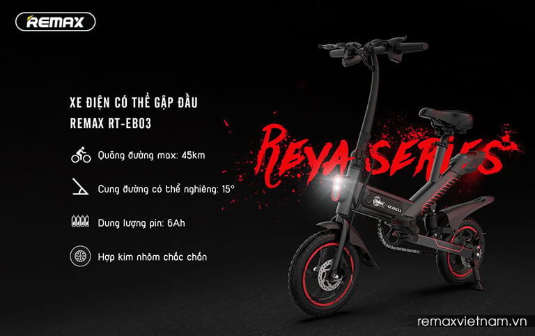 Ảnh minh họa Xe điện có thể gập đầu Remax RT-EB03 1