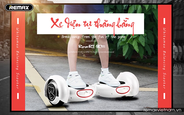 Ảnh minh họa Xe điện tự thăng bằng Remax RT-BC02 1
