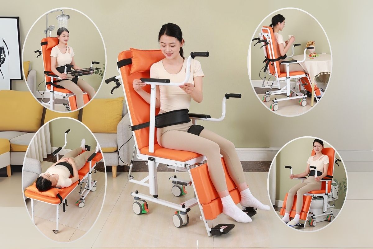 Ảnh minh họa Xe lăn đa năng kết hợp giường 4 trong 1 Toshiko P9 1
