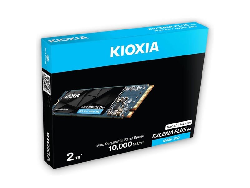 Ảnh minh họa Ổ cứng SSD Kioxia Exceria PLUS G4 2TB NVME PCIe5x4 LVD10Z002TG8 tản (10000-8200MB/s) 2