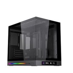  Vỏ case Xigmatek Cloud M DGT (M-ATX, Led ARGB, Hiển thị nhiệt độ, không fan) – BLACK 