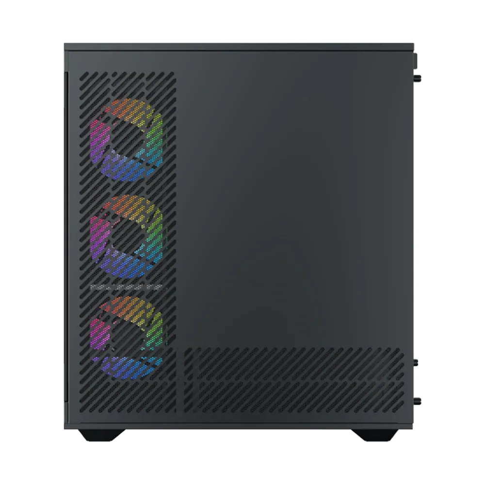 Ảnh minh họa XIGMATEK Meta ARGB E-ATX Mid-Tower Gaming Case với 4 quạt ARGB - Black 3