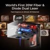 xTool F1 Ultra 20W Máy khắc Laser Fiber & Diode kép Gói Deluxe