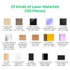 xTool Ultimate – Bộ vật liệu laser 155pcs