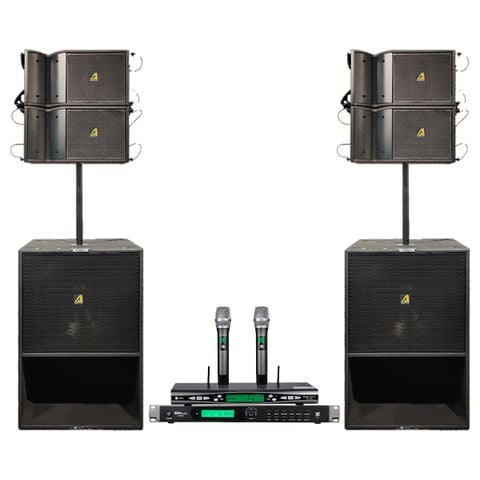 Dàn âm thanh Line Array Active Actpro A6N 04 (sử dụng 100-300 khách)