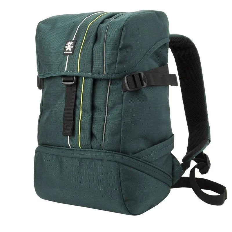 Ba lô máy ảnh Crumpler Jackpack Half Photo System Backpack - Petrol / Green Yellow