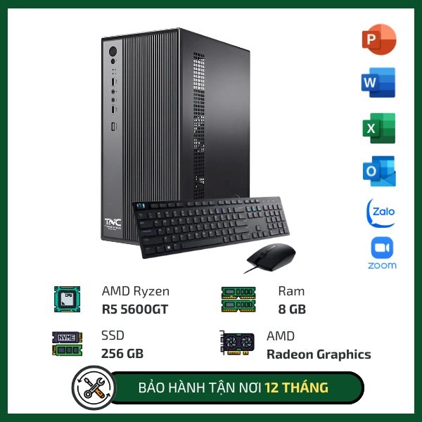 Ảnh minh họa Máy bộ TNC Văn Phòng R55600GT-8G-256G (Ryzen 5 5600GT/ Ram 8GB/ SSD 256GB) 1