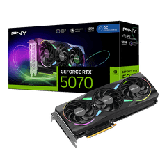  PNY GeForce RTX 5070 12GB ARGB Overclocked Triple Fan 