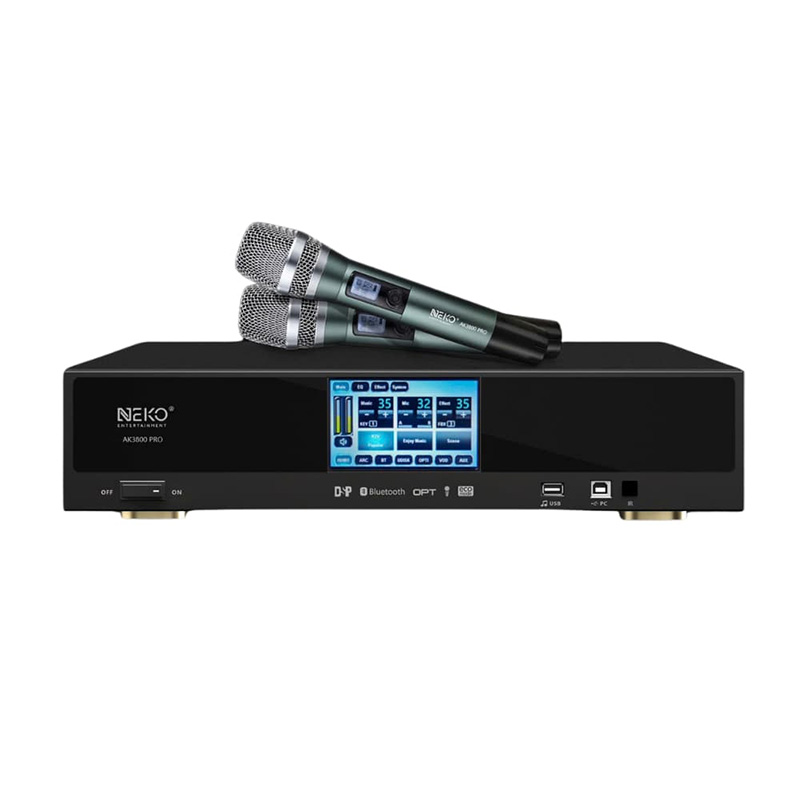 Ảnh minh họa Cục Đẩy Liền Vang Neko AK3800 Pro, 700W x 2 Kênh, Màn Hình Cảm Ứng, Bluetooth 1