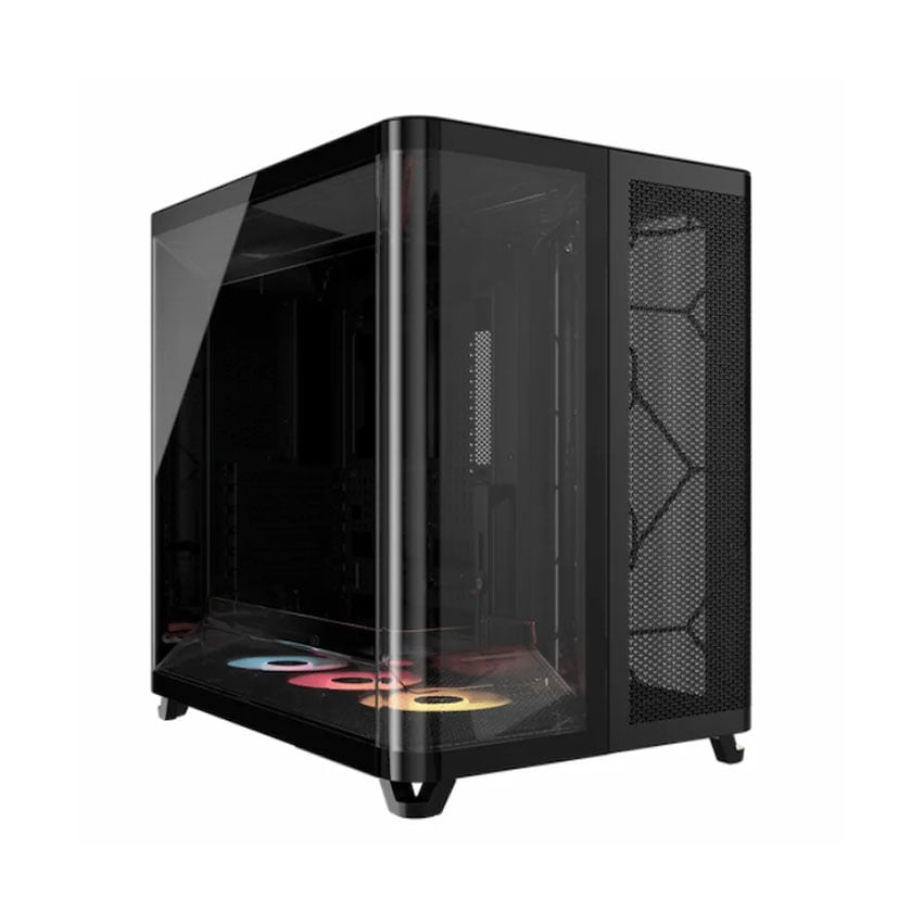 Vỏ máy tính Corsair AIR 5400 RS-R ARGB Tempered Glass - Black (eATX/3 fan ARGB)