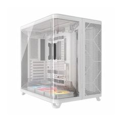  Vỏ máy tính Corsair AIR 5400 RS-R ARGB Tempered Glass - White (eATX) 
